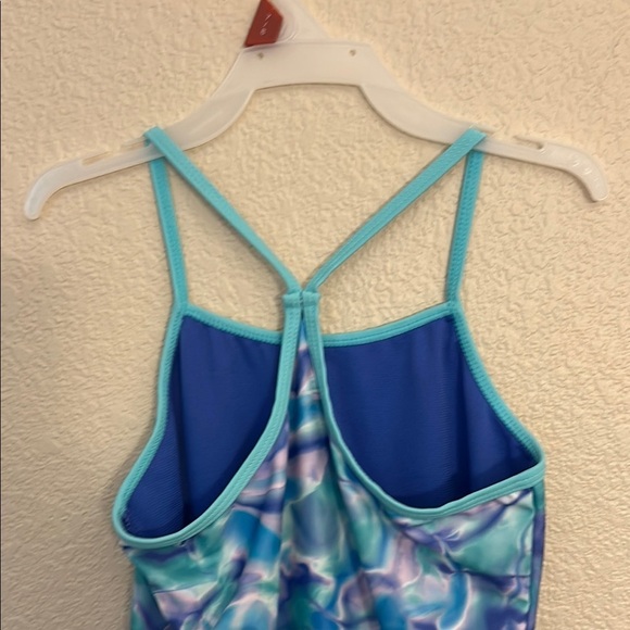 Hurley Blue and White One Piece Swimsuit - Picture 4 of 8